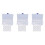 3Pcs Transparent Eye Lens Storage Case With Tweezer 4
