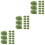 75 Pcs Micro Landscape Grass Clusters Decor Ornament 6