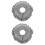 2Pcs Reusable Cotton Massage Pillows Grey Face Cushions for Spa Use 7