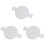 300Pcs White Baking Paper Non-Stick Cake Pan Liners Waterproof Sheets 2