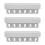 3Sets Multi-Functional White Wall Key Holder Rack with Strong Adhesive 9