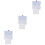 3Pcs Transparent Eye Lens Storage Case With Tweezer 5