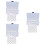 3Pcs Transparent Eye Lens Storage Case With Tweezer 7