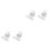 40Pcs Transparent Manicure Shaping Clips Durable Plastic Nail Fixation 3