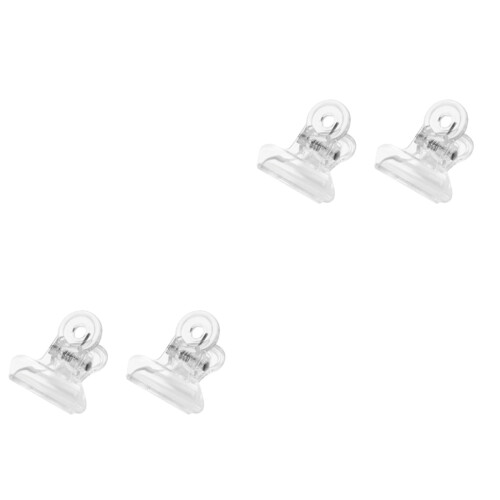 40Pcs Transparent Manicure Shaping Clips Durable Plastic Nail Fixation 2
