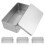 12Pcs Classic Silver Rectangular Tinplate Storage Box for Food Snacks 3