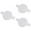 300Pcs White Baking Paper Non-Stick Cake Pan Liners Waterproof Sheets 6