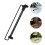 2Pcs Retractable Pull Out Trouser Rack Black Steel Wardrobe Rod 10