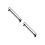 2Pcs Retractable Pull Out Trouser Rack Black Steel Wardrobe Rod 9