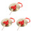 3Sets Sturdy Copper Gong with Mallet Golden Handheld Percussion Toy 3
