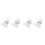 40Pcs Transparent Manicure Shaping Clips Durable Plastic Nail Fixation 2