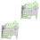 2Pcs Practical PVC Hamster Houses Decorative Hideouts for Small Pets 4