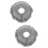 2Pcs Reusable Cotton Massage Pillows Grey Face Cushions for Spa Use 8
