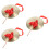 3Sets Sturdy Copper Gong with Mallet Golden Handheld Percussion Toy 6