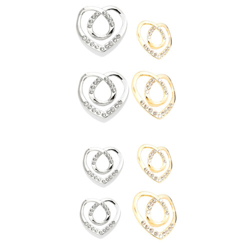 16Stk Schalclips Metall, Damen Halstuchspange Bunt 1