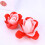 24Pcs Scented Bath Soap Rose Red for Shower Gift Box 5