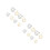 16Stk Schalclips Metall, Damen Halstuchspange Bunt 4