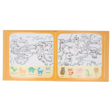 Reusable Water Doodle Coloring Book for Kids, Educational Toy, Yellow