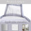 2 PCS Collapsible Laundry Basket Hanging Hamper with Handle, Foldable Mesh for Dorm Bathroom Storage Gray 4