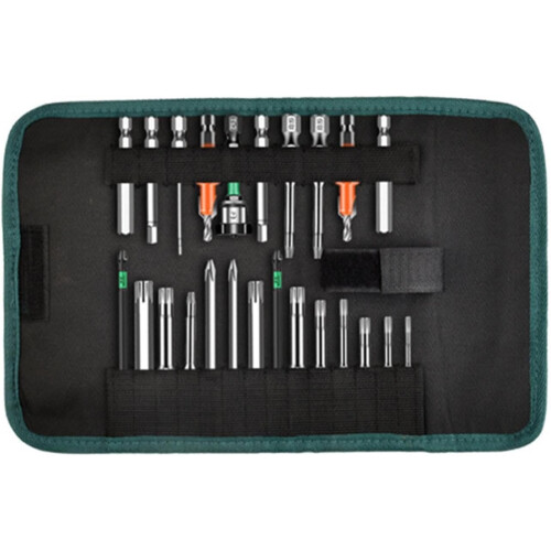 Tool Roll Bag Canvas Drill Bit Organizer for Electricians DIY Small Tools Durable Storage Pouch 1