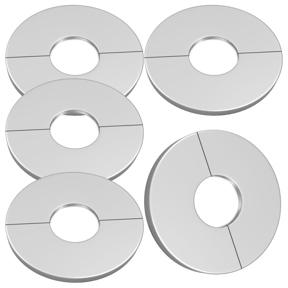 50Mm Stainless Steel Split Pipe Flange Cover, Selfadhesive Escutcheon Plate For Plumbing 9044945412574