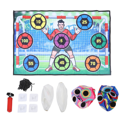 Fußball-Set - 2 Bälle, Matte 150x100 cm 2