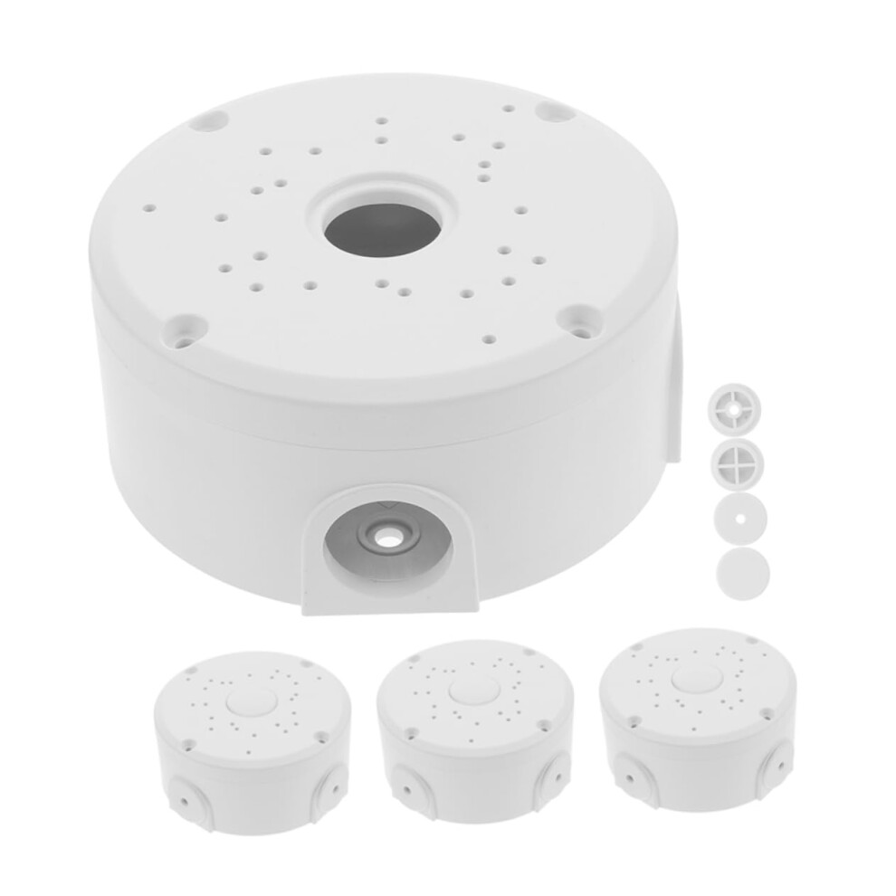 4Pcs Security Camera Junction Box Weatherproof Mount Bracket With Waterproof Cable Protection 9070919962486