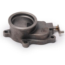 Cast Iron 2.5 Inch VBand to 5 Bolt T3 T4 Turbo Downpipe Flange Flow Exhaust Adapter