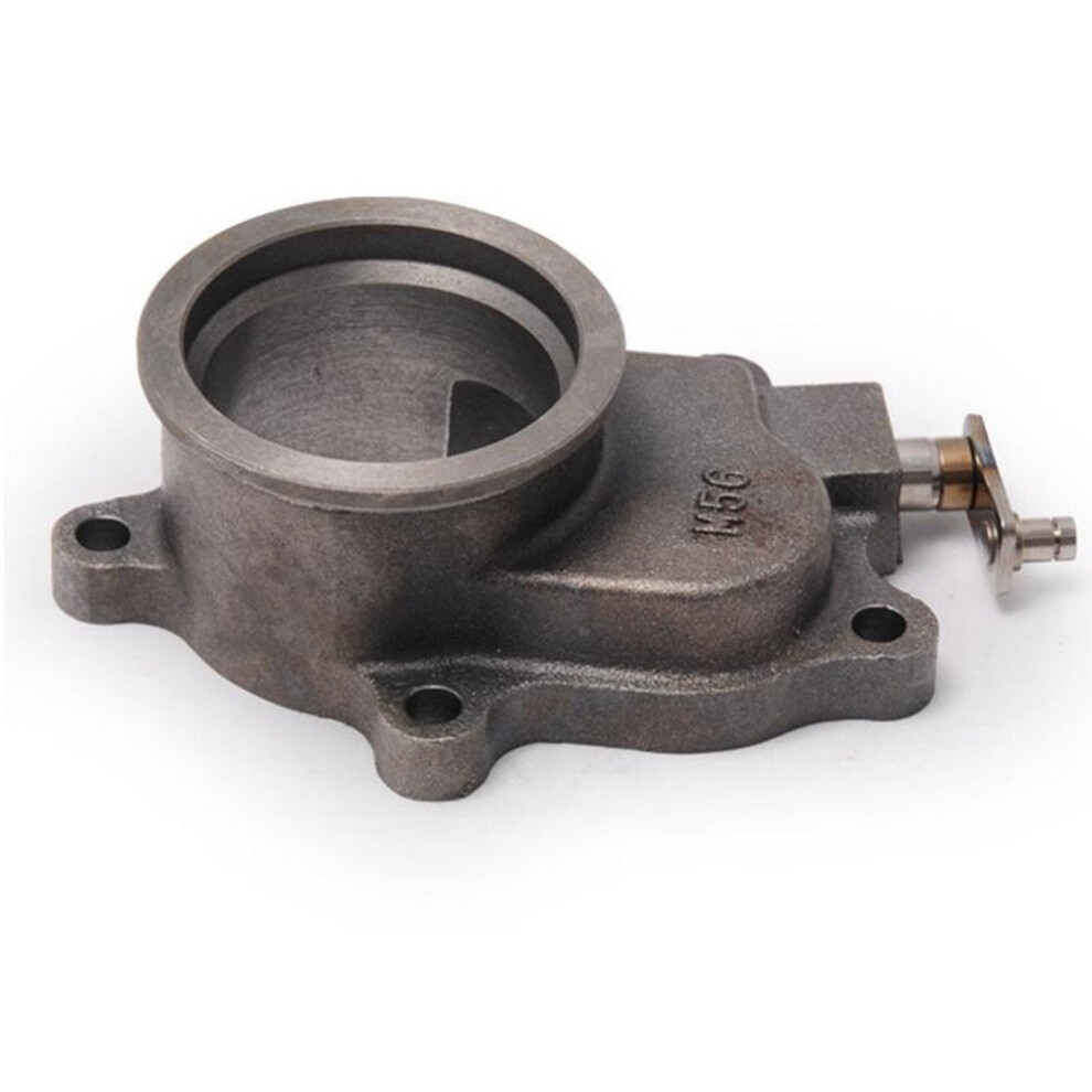 Cast Iron 2.5 Inch Vband To 5 Bolt T3 T4 Turbo Downpipe Flange Flow Exhaust Adapter 9455672867603