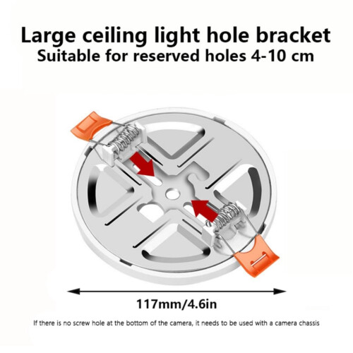Ceiling Mount Bracket for Home Security Camera with Durable Load Capacity and Concealed Cable Management 1