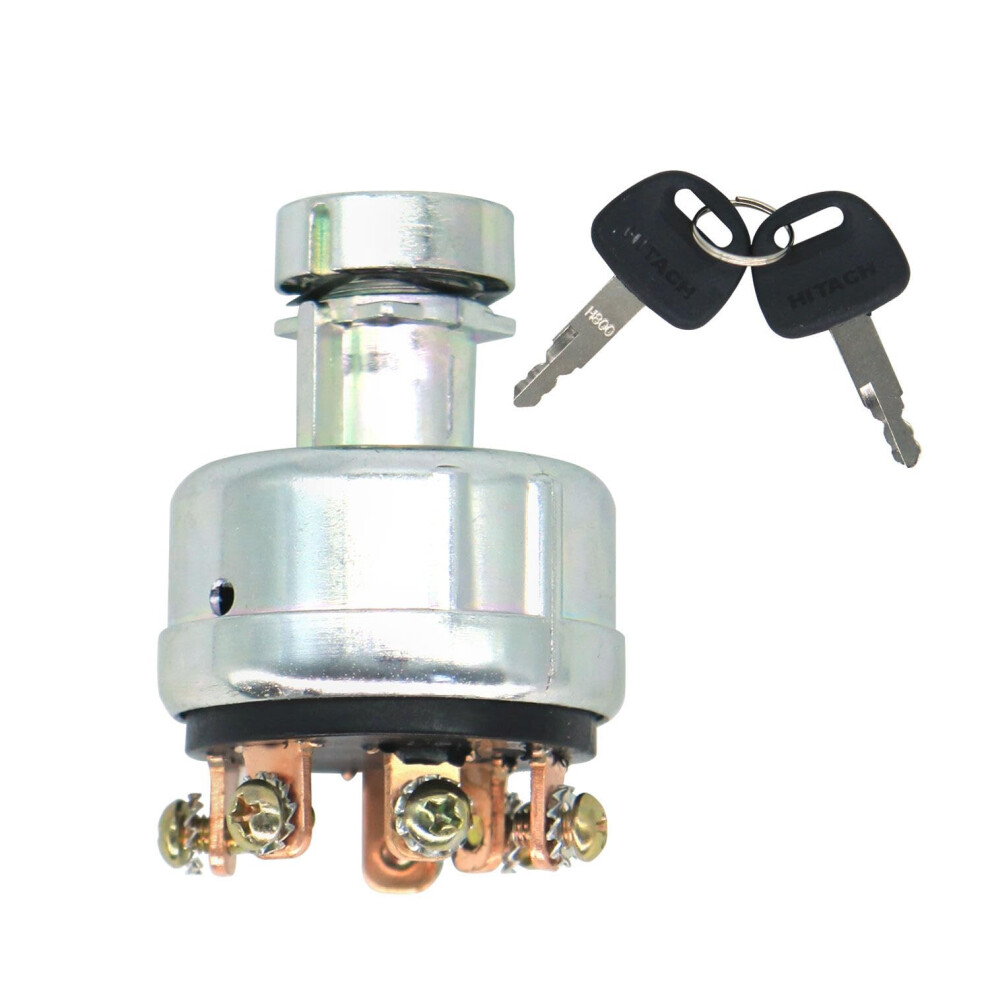 Excavator Ignition Switch With 2 Keys Replacement 4186743 4186745 For Hitachi Ex200 Ex220 Ex270 9070919962981