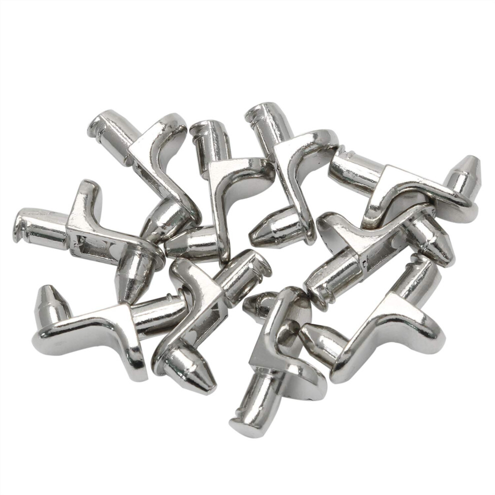 10Pcs 5Mm Steel Shelf Support Pins Lshaped Cabinet Brackets For Secure Shelf Positioning 9174973514428