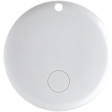 Bluetooth Tracker for Android with Google Find My Device, IP68 Waterproof Tag, Replaceable Battery, Locator for Keys Wallet Luggage, 1Pack White