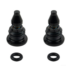 EBT Titanium Bike Brake Bleed Screws with ORing Leak Prevention Black 2Pack for Magura