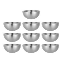 33.8oz Stainless Steel Salad Bowl Double Wall Insulated Serving Bowl for Hot and Cold Food