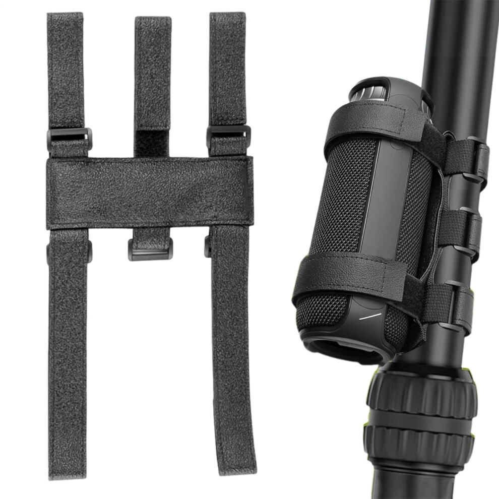 Portable Speaker Mount For Bike And Golf Cart, Adjustable Waterproof Leather Holder With Antislip Strap 9113335730403