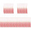40Stk Abschluss Haquasten Polyester Metall Basteln 4