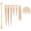 16Stk Handwebstab Set Holz Beige Strick- Und Webzubehör Für DIY 2