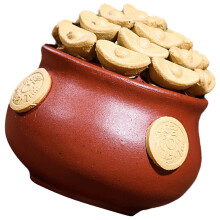 2Pcs Multipurpose Cornucopia Statue Clay Tea Pet Tea Table Decor