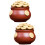 2Pcs Multipurpose Cornucopia Statue Clay Tea Pet Tea Table Decor 8