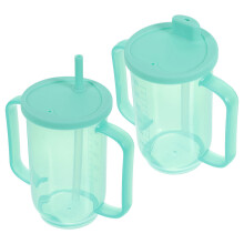 2Stk Sippy Cups Für Bettlägerige Wiederverwendbar Flüssigkeitszufuhr