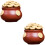2Pcs Multipurpose Cornucopia Statue Clay Tea Pet Tea Table Decor 7