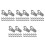 150Pcs Heavy-Duty Grey Plastic Clothes Clips Wind-Proof Clothes Pegs 5