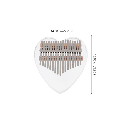 1Set Kompaktes Kalimba Komfort Design Bunt 1