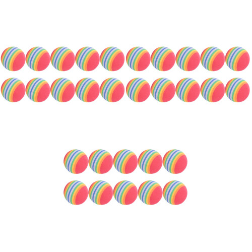 30 Pcs Premium Sponge Golf Practice Ball Softball Soft Ball 2