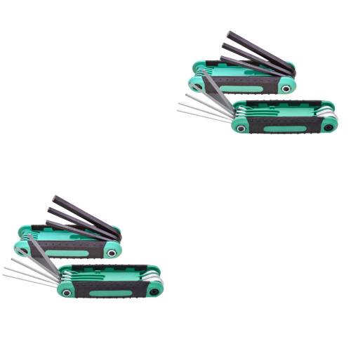 4Pièces Outillage Hexagonal Portable Vert - Haute Résistance 1