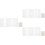 3Ensembles Kit DIY Miniatures Blancs Pour Maquettes De Sable 8
