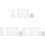 3Ensembles Kit DIY Miniatures Blancs Pour Maquettes De Sable 5