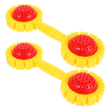 10Stk Baby Trainingsrassel Sonnenblume Kunststoff Greifspielzeug