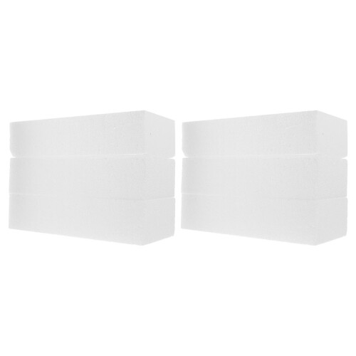 18Pcs Reusable White Foam Blocks for DIY Cake Dummies and Display